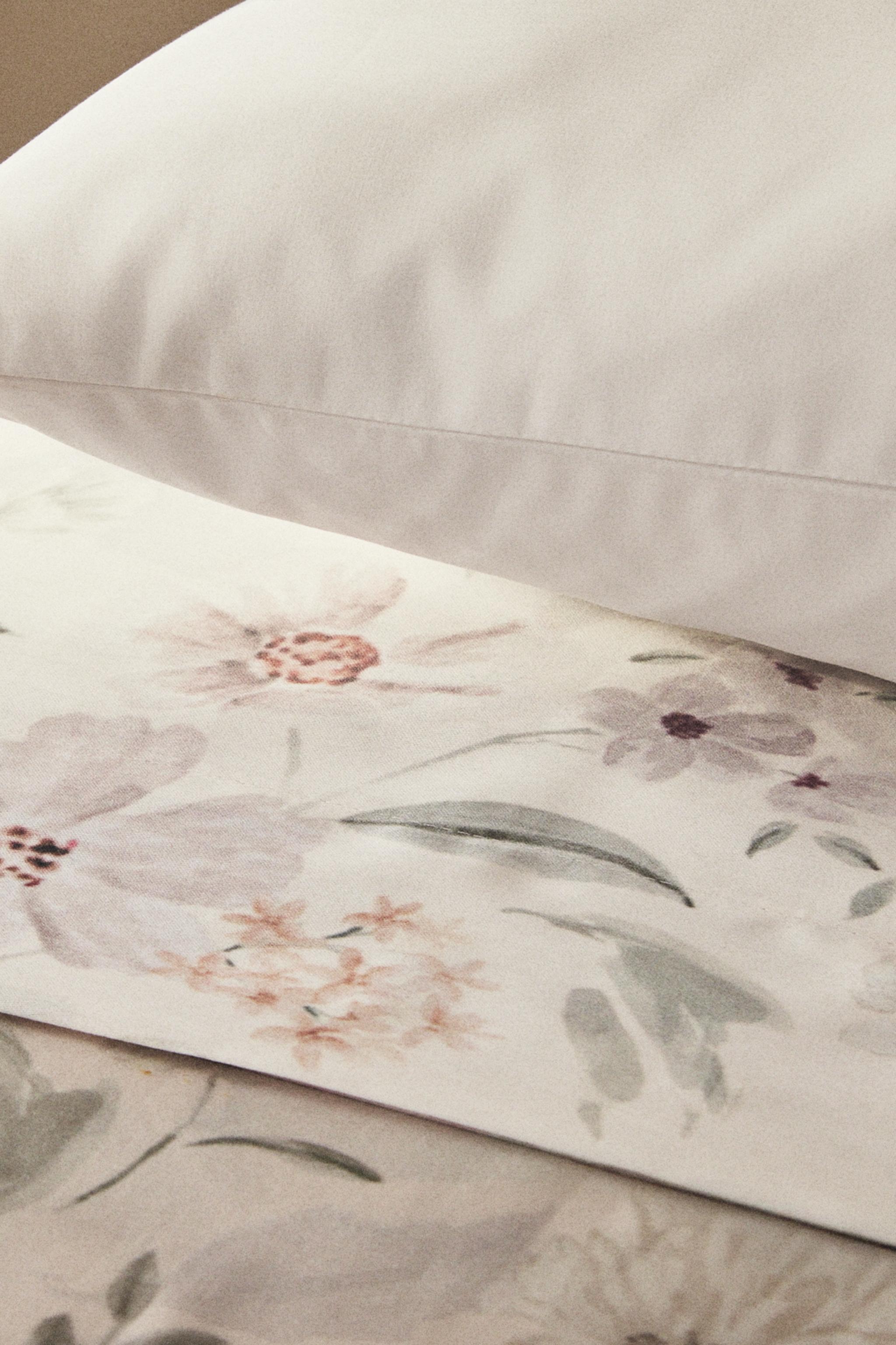 FLORAL SATEEN FLAT SHEET